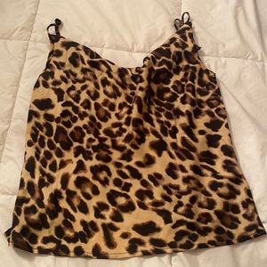 Shein cheetah print top